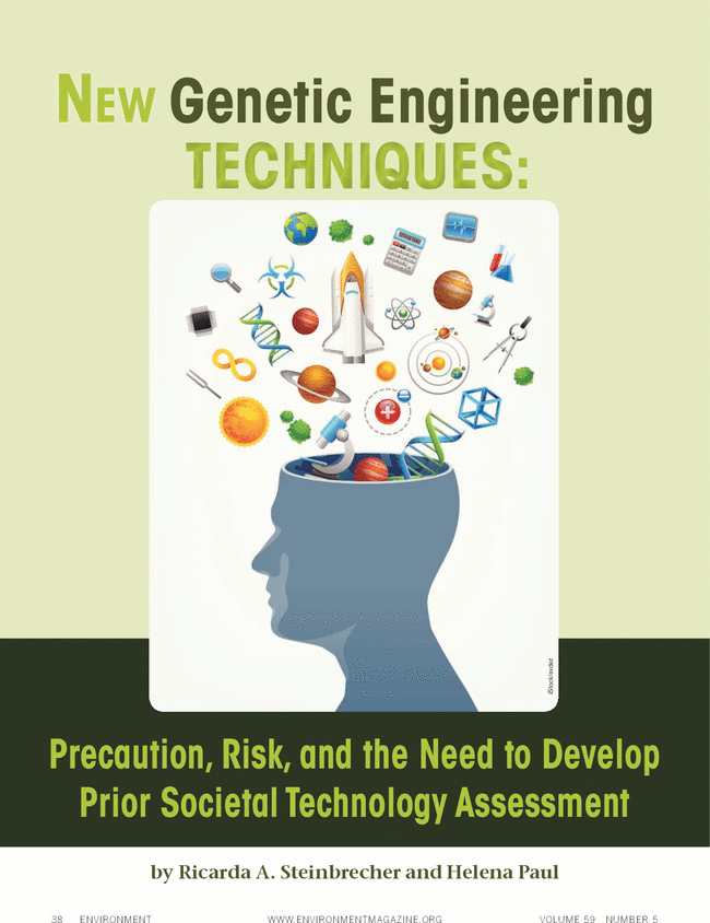 New Genetic Engineering Techniques - front page